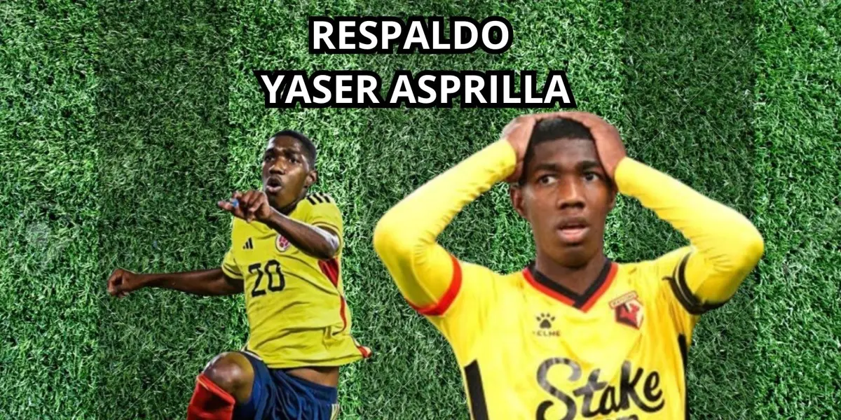 Yaser Asprilla fue criticado por su entrenador en el Watford y un histórico de Colombia lo pidió en la Selección.