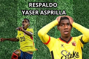 Yaser Asprilla fue criticado por su entrenador en el Watford y un histórico de Colombia lo pidió en la Selección.