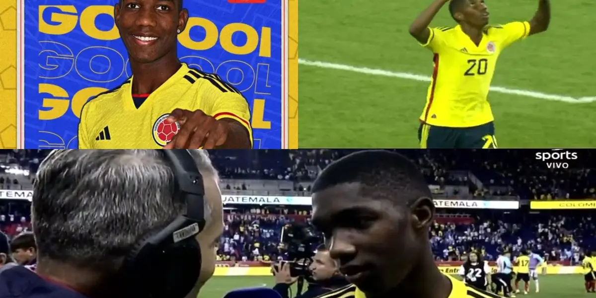 Yaser Asprilla la rompió en la Selección Colombia contra la Selección Guatemala.