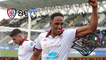 Yerry Mina con la camiseta de Cagliari de Italia. FOTO: Noticias Caracol
