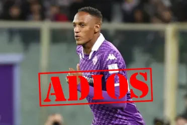 Yerry MIna con la camiseta de Fiorentina.