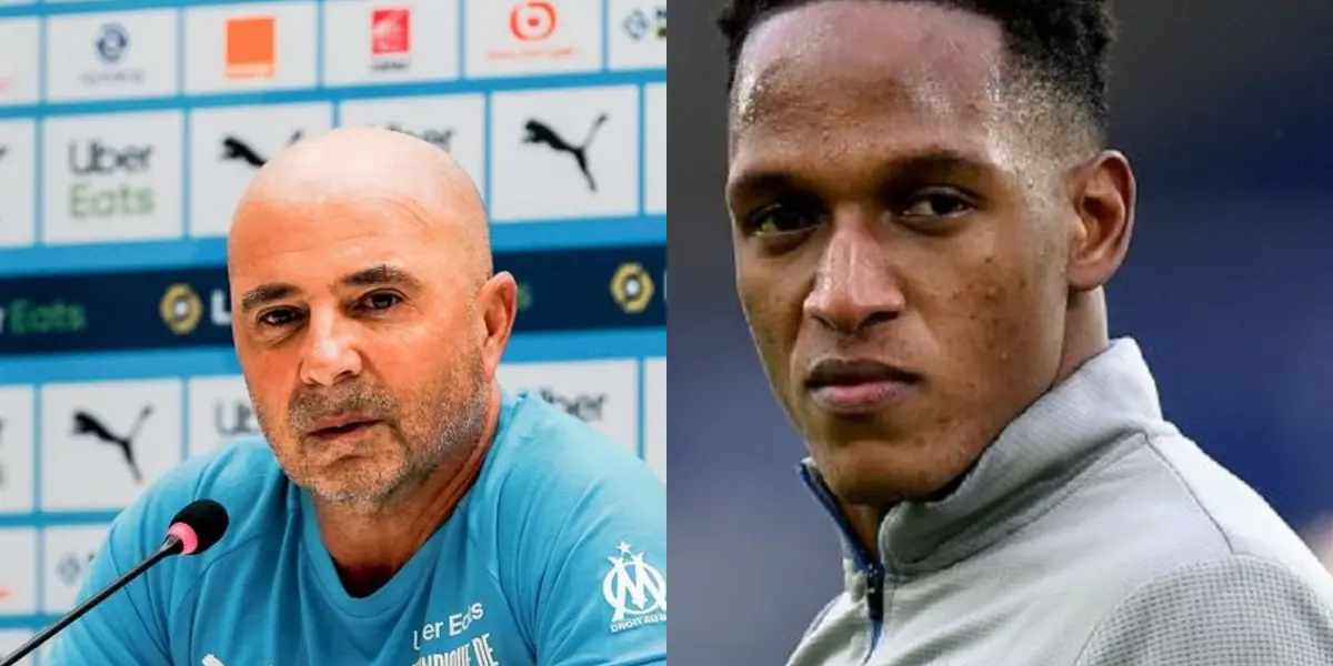 Yerry Mina estaría en el radar del Olympique de Marsella de Jorge Sampaoli.