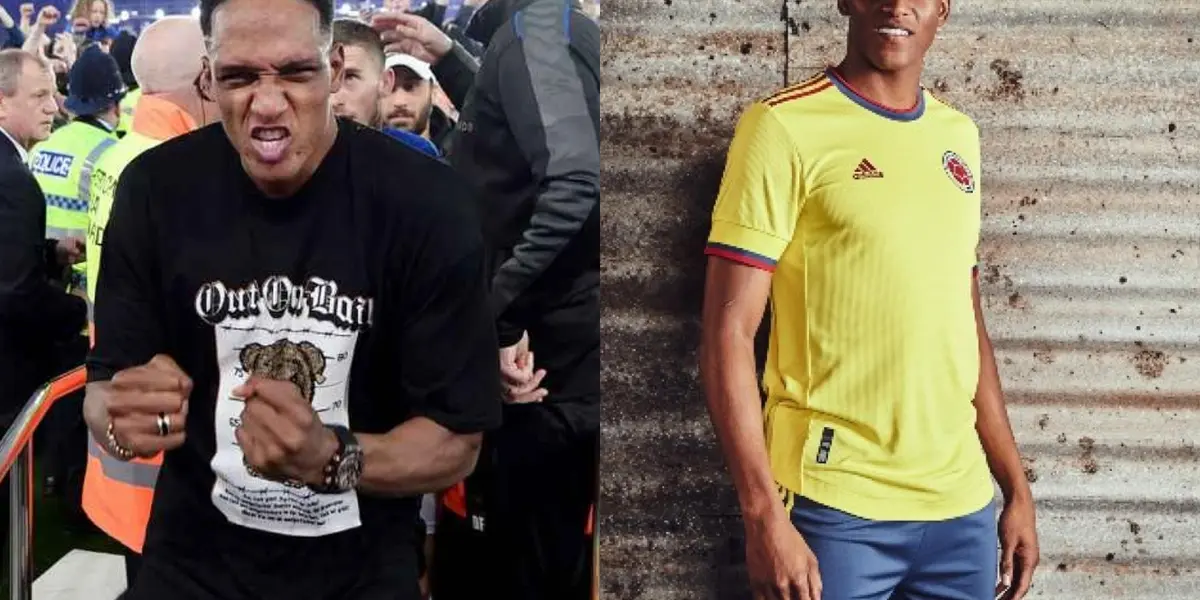 Yerry Mina por fortuna con el Everton no descendió y en menos de una semana ya le salió una asignación de Adidas que es una marca que lo representa.