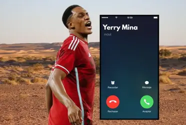 Yerry Mina fue descartado por un importante equipo para el cual sonaba.
