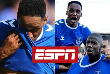 Yerry Mina logró que el Everton no se fuera al descenso en la Premier League de Inglaterra.