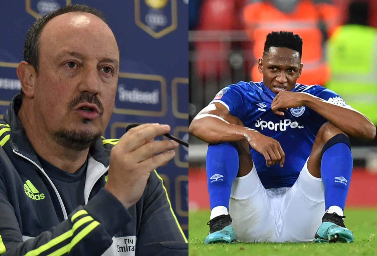 Yerry Mina podría abandonar al Everton dado que sus lesiones lo han puesto en la lista de prescindibles de Rafael Benítez. Mina tendría un nuevo destino.