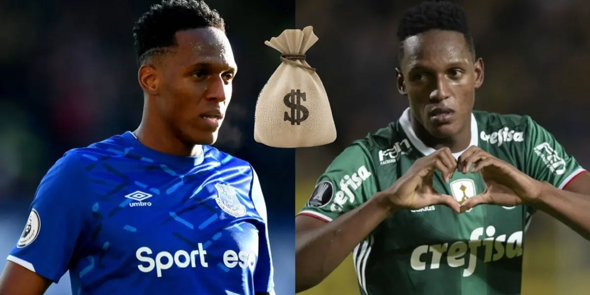 Yerry Mina podría tomar la decisión de regresar a Palmeiras, donde es muy querido, y el club le puede llegar a pagar esta cifra