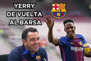 Yerry Mina podría volver al FC Barcelona.