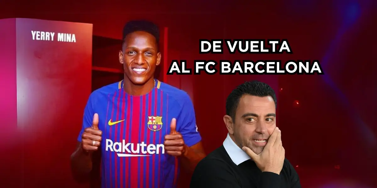 Yerry Mina podría volver al FC Barcelona gracias a una jugada del mercado.