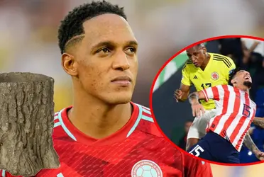 Yerry Mina recibió duros comentarios por parte de los hinchas por su actuación de Colombia 