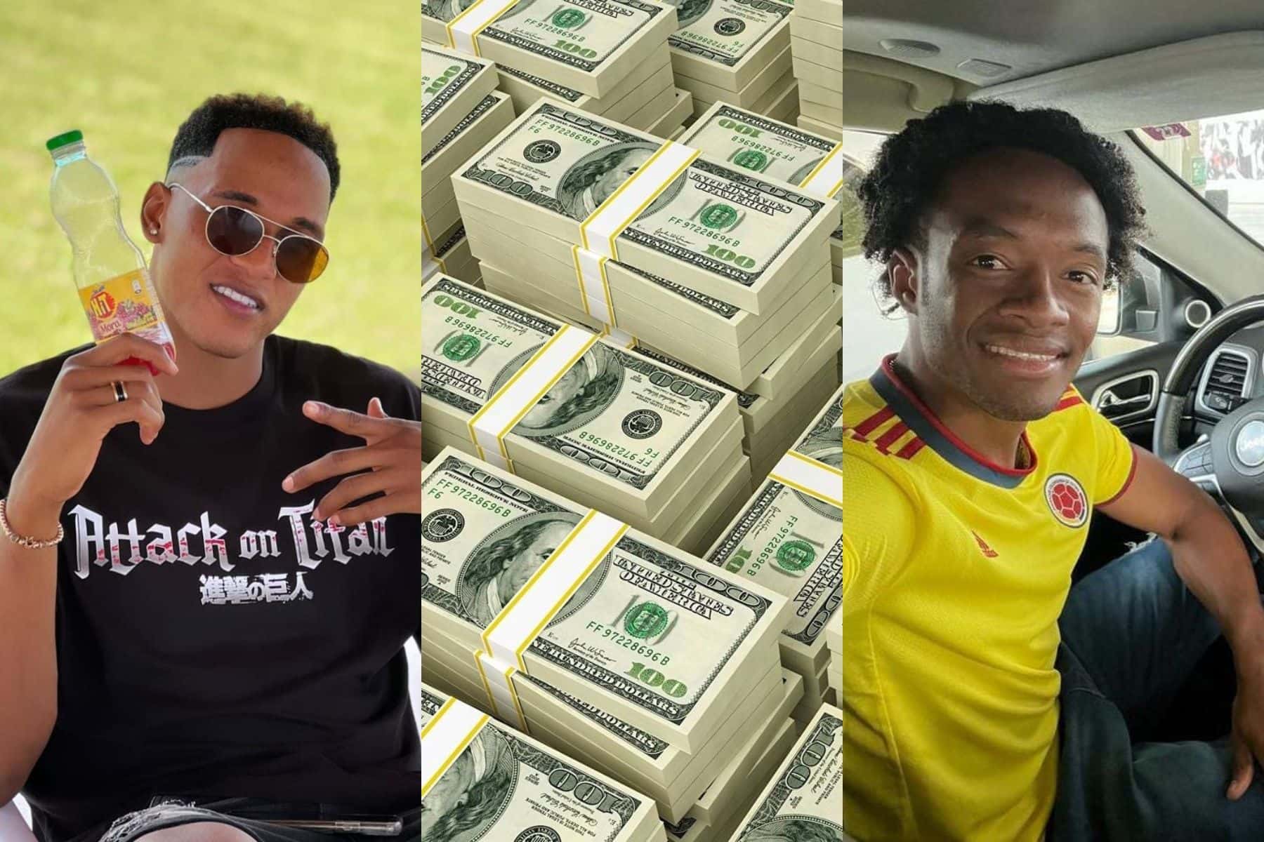 Yerry Mina en sobrada manera supera los ingresos de su paisano Juan Guillermo Cuadrado, en el vídeo que está abajo te decimos cuáles son las cifras de ambos ⬇️⬇️⬇️