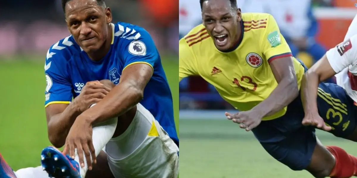 Yerry Mina sufrió una lesión con el Everton y ahora está ad portas de una mala noticia que podría mermar su futuro en el Everton.