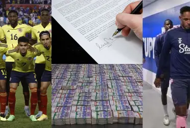 Yerry Mina tendría contado los días en el Everton de Inglaterra