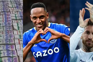 Yerry Mina no tiene equipo y ahora Sergio Ramos le ayudaría saliendo del PSG