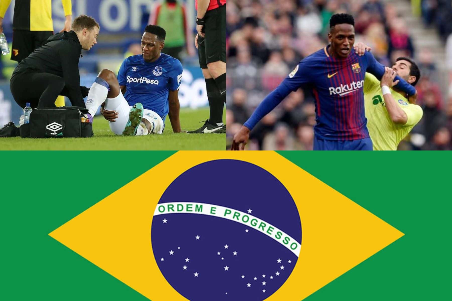 Yerry Mina tiene un futuro complicado y se rumora que podría terminar jugando en Brasil en el año 2023.