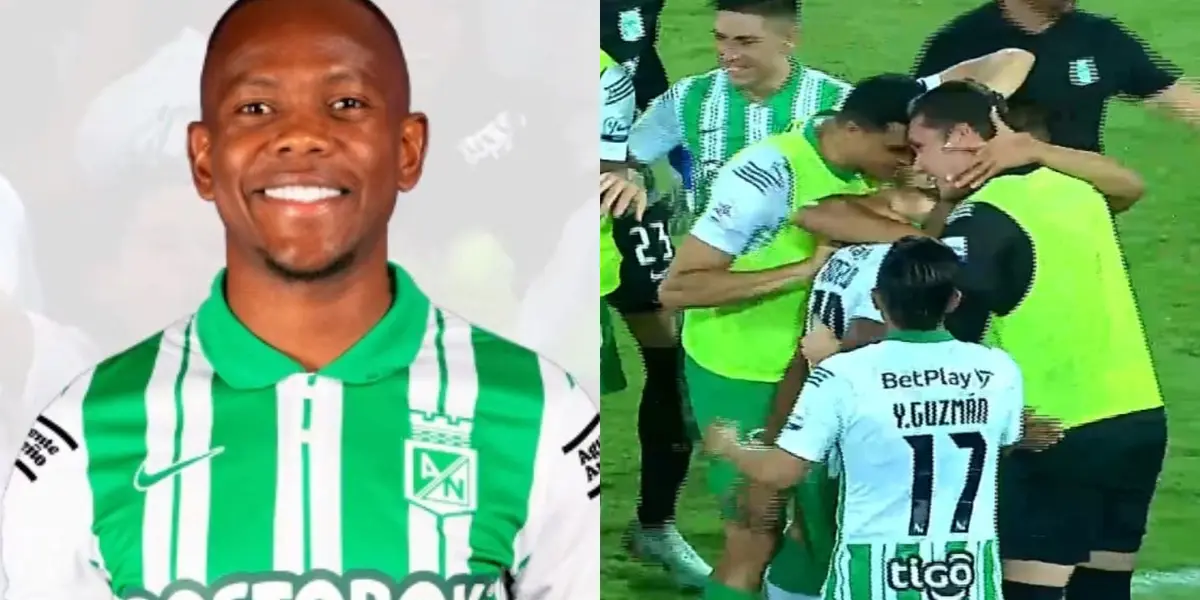 Yerson Candelo marcó un golazo contra el Deportes Tolima y sorprendió con lo que hizo en su celebración.