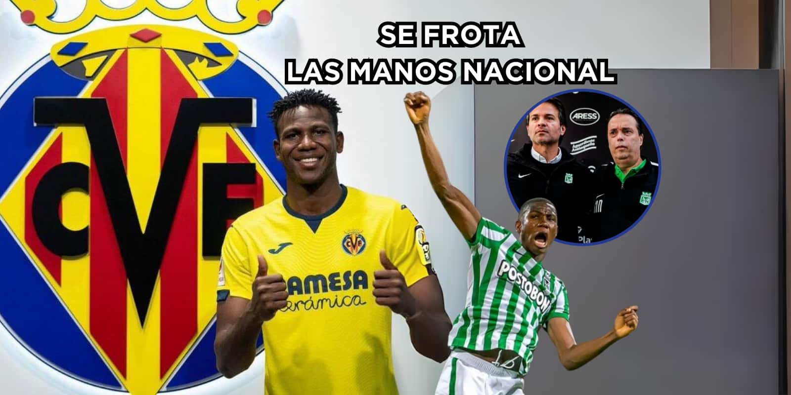 Yerson Mosquera le da la mejor noticia a Atlético Nacional desde España.