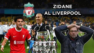 Zinedine Zidane aparece en el radar del Liverpool como nuevo DT.