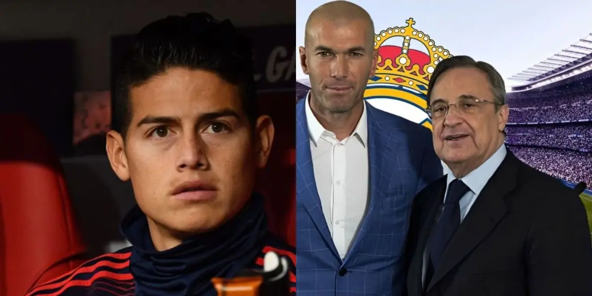 Zinedine Zidane es recordado por sacar a James Rodríguez del Real Madrid y ahora el entrenador francés ayudaría al equipo español con la llegada de un jugador.