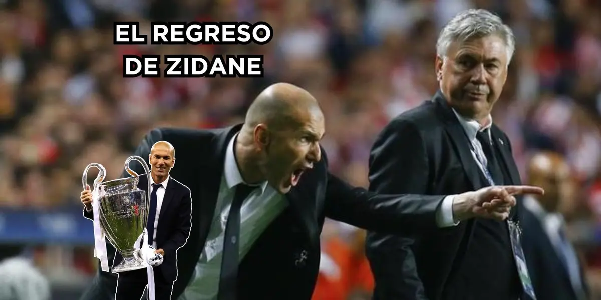 Zinedine Zidane podría volver a dirigir y un equipo de Inglaterra lo tiene en la mira