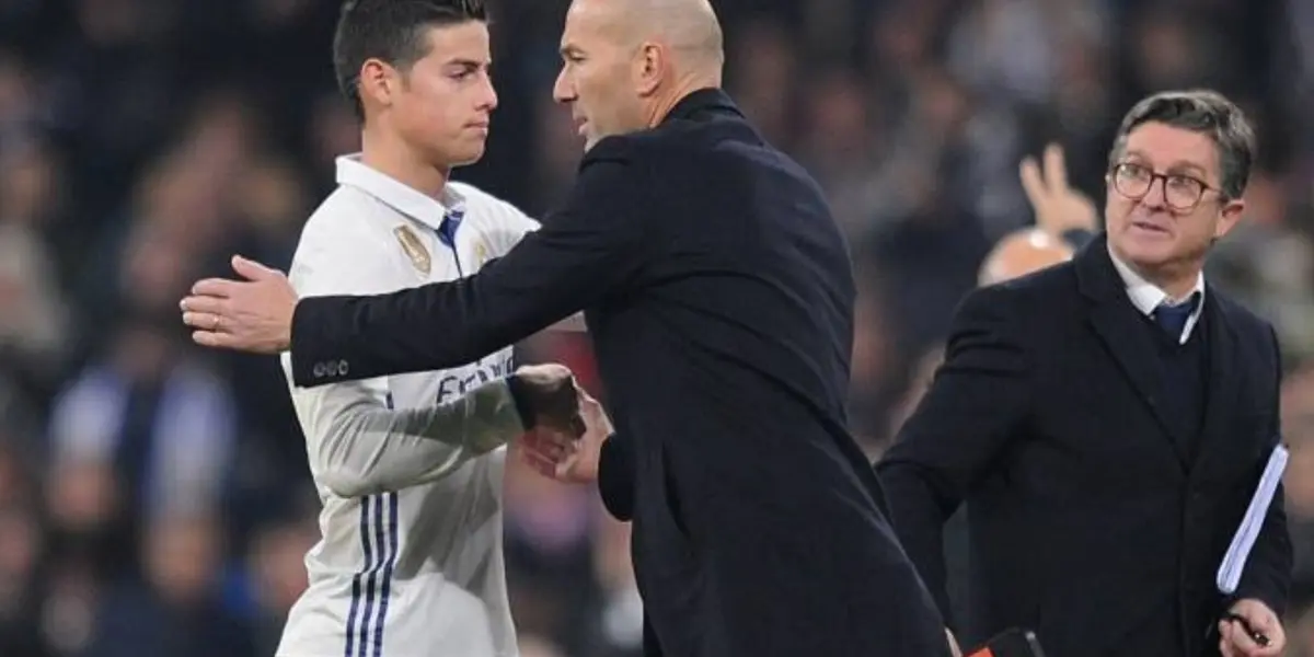 Zinedine Zidane menospreció a James Rodríguez y lo dejó salir del Real Madrid pero hasta ahora se dio cuenta de esto que lo hace arrepentirse por la decisión