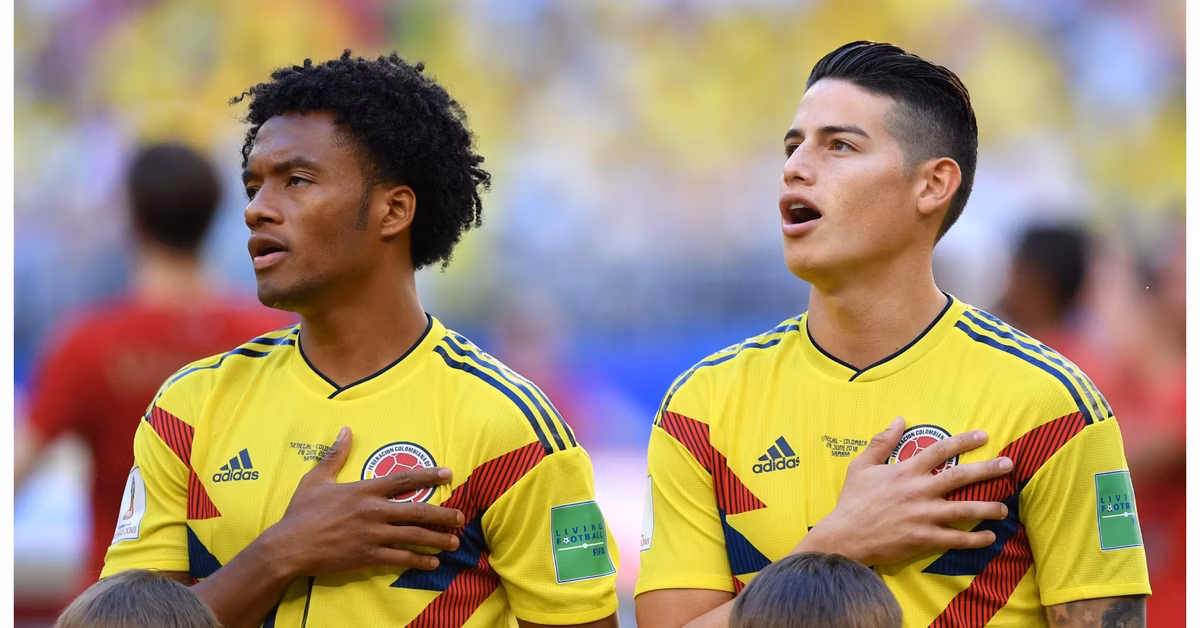 James Rodríguez y Juan Guillermo Cuadrado volverían a tener protagonismo con Néstor Lorenzo