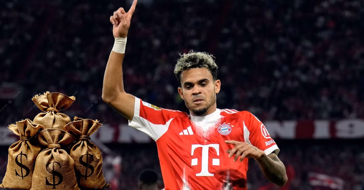 Luis Díaz lidera el ranking de los colombianos más valiosos y supera ampliamente a James Rodríguez