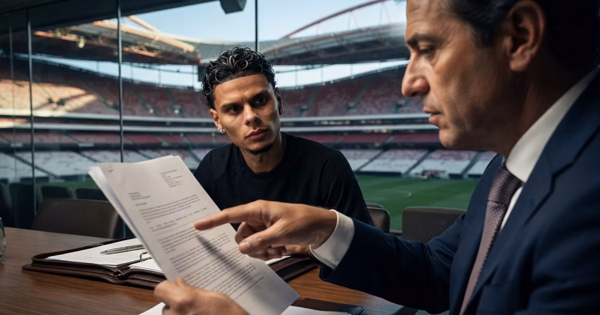 Richard Ríos tiene contrato con el conjunto portugués hasta 2030
