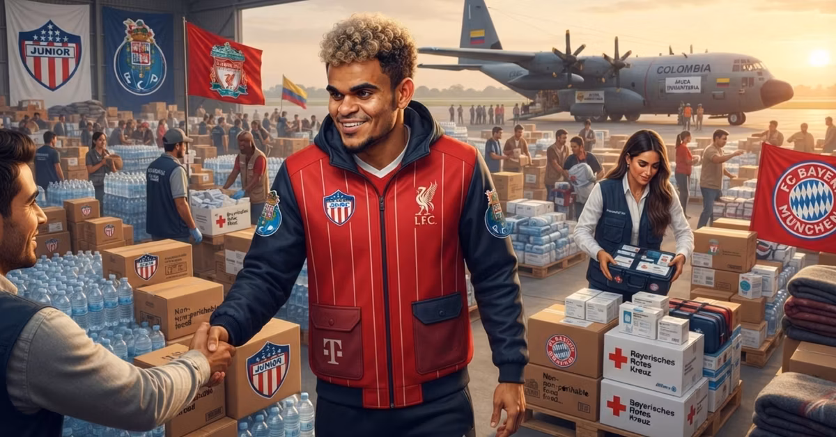 Luis Díaz moviliza a sus antiguos clubes para llevar una ayuda masiva a los afectados por el terremoto en Colombia