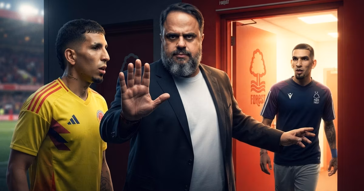 Gustavo Puerta, Marinakis y Daniel Muñoz