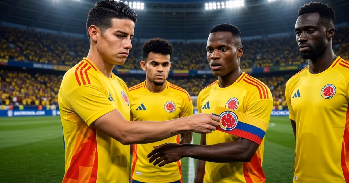 James Rodríguez, Luis Díaz, Jhon Arias y Dávinson Sánchez