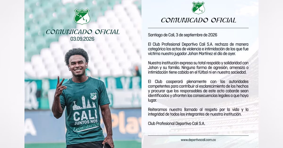 Comunicado Deportivo Cali