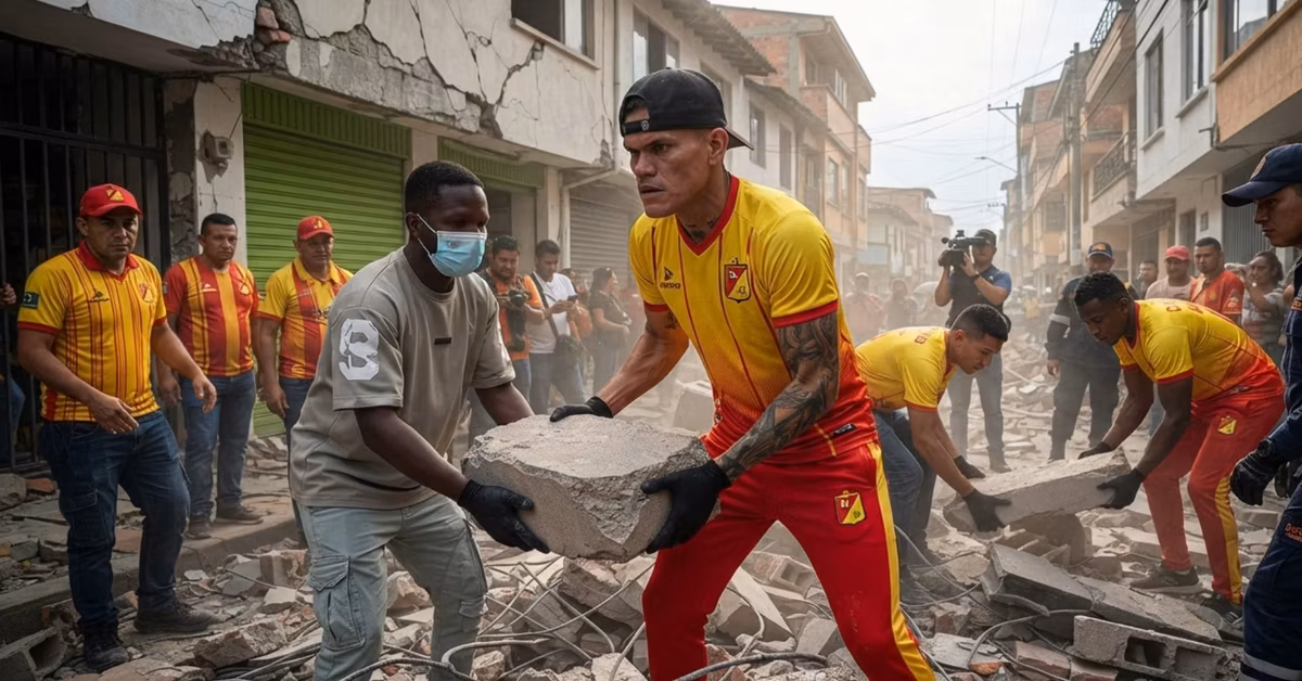Walmer Pacheco y el Deportivo Pereira cambiaron el fútbol por la solidaridad tras el terremoto
