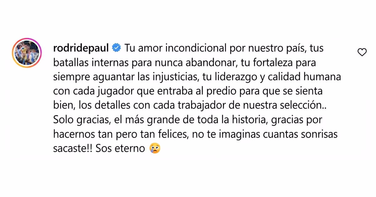 Rodrigo De Paul en X