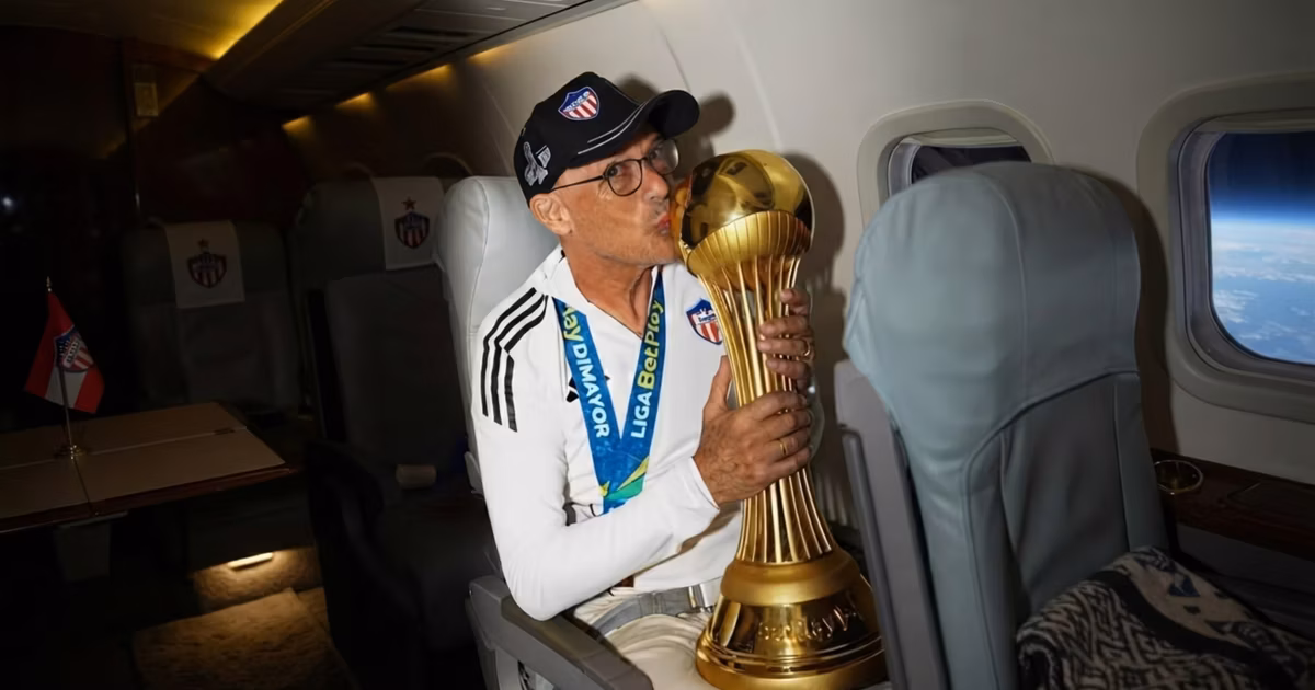 Alfredo Arias campeón con Junior