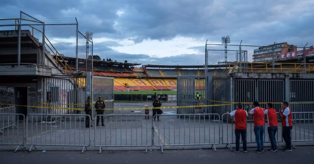 El Campín sin público