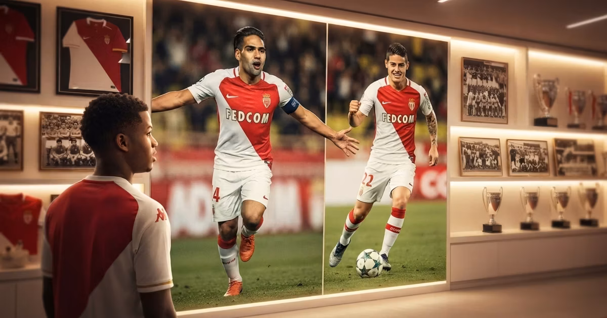 El homenaje del Mónaco que confirma que Falcao y James Rodríguez siguen siendo ídolos del club