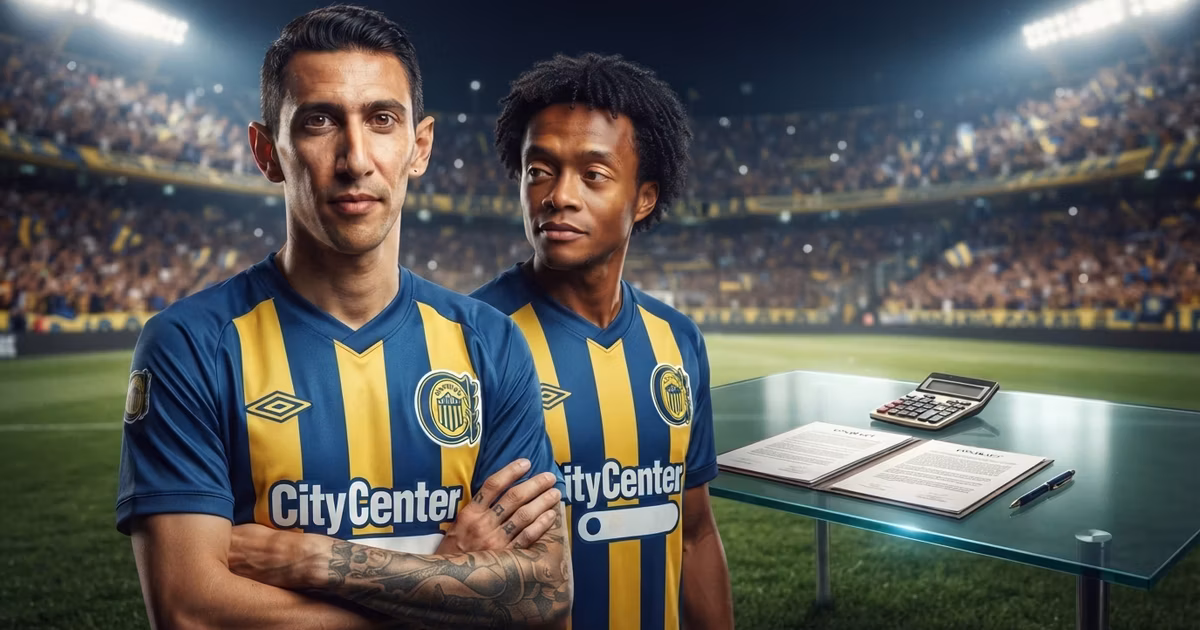 Ángel Di María y Juan Guillermo 