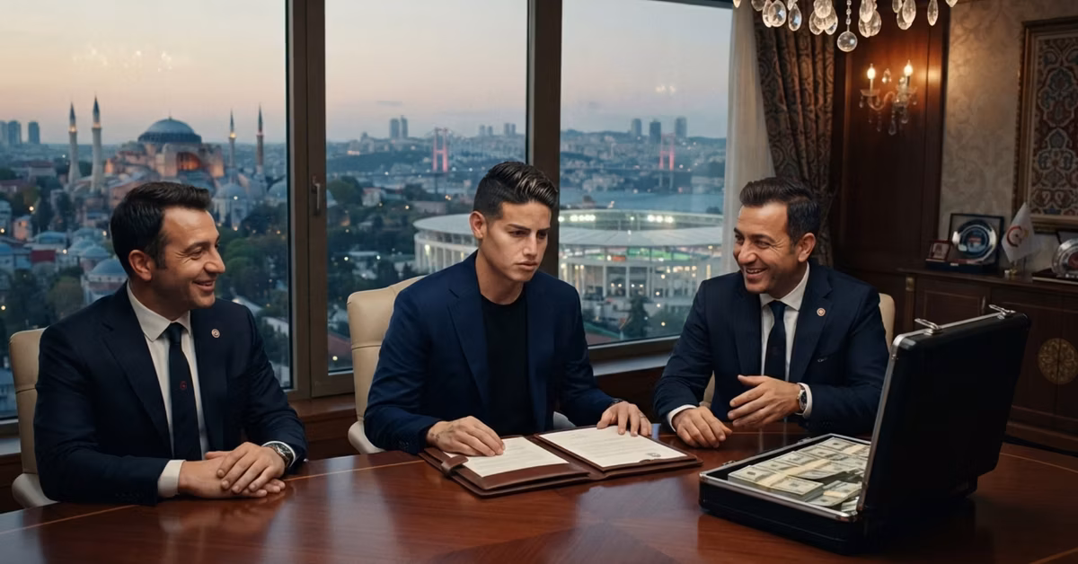 El millonario salario que James Rodríguez podría cobrar en el fútbol de Turquía