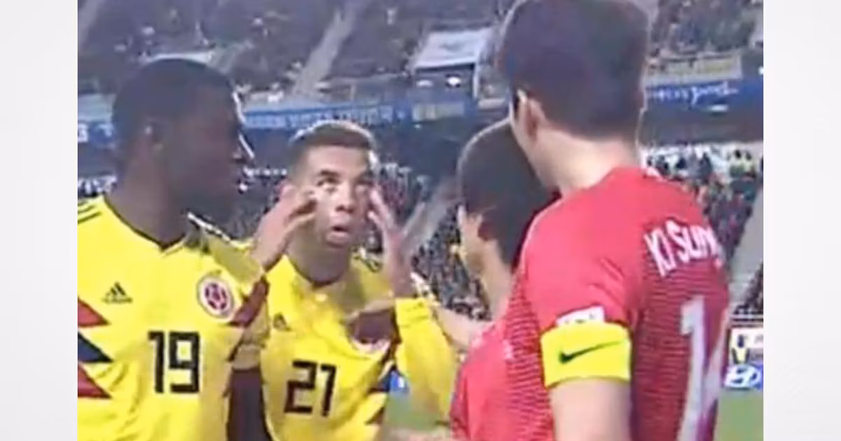 Gesto de Edwin Cardona