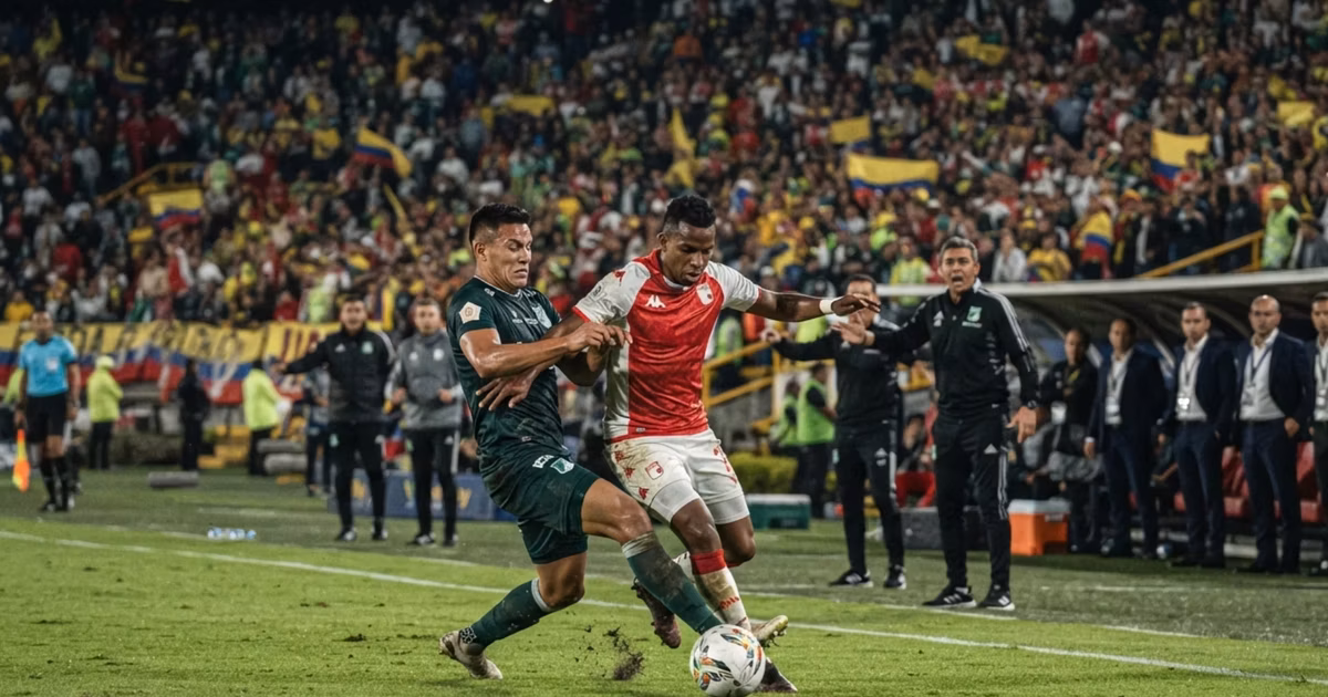 Independiente Santa Fe y Atlético Nacional