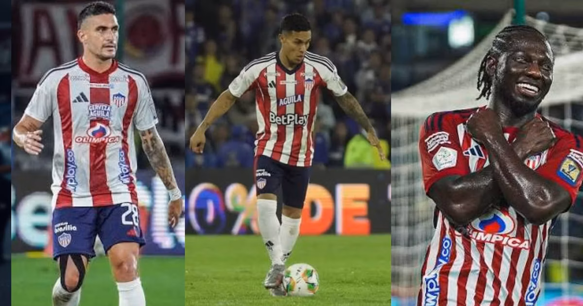 Guillermo Celis, Juan David Ríos y Yimmi Chará 