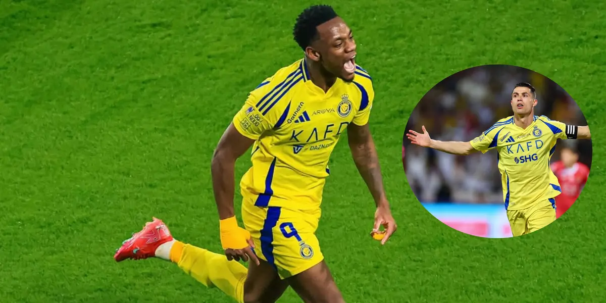 (VIDEO) Jhon Jader Durán marcó doblete en la Champions de Asia y así reaccionó Cristiano Ronaldo