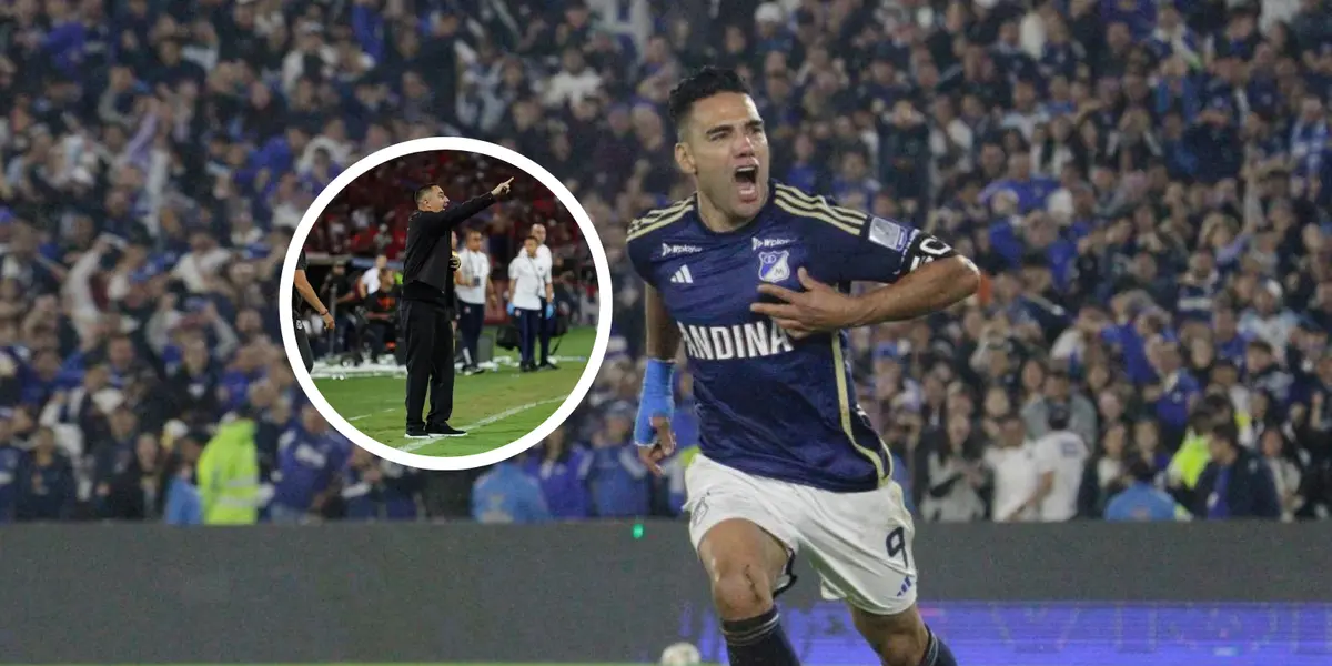 Efraín Juárez y Radamel Falcao García Foto: El Tiempo y El Colombiano