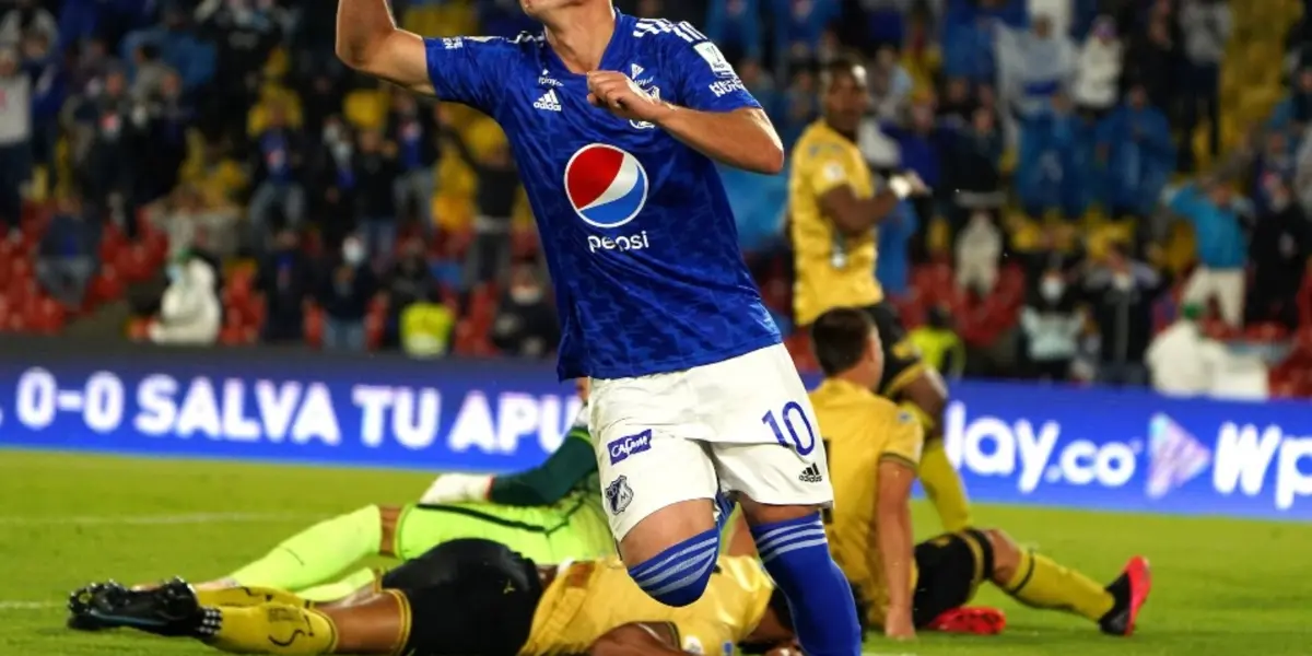 El colombiano Daniel Ruiz fue una de las figuras en la victoria de Millonarios FC contra Once Caldas. 