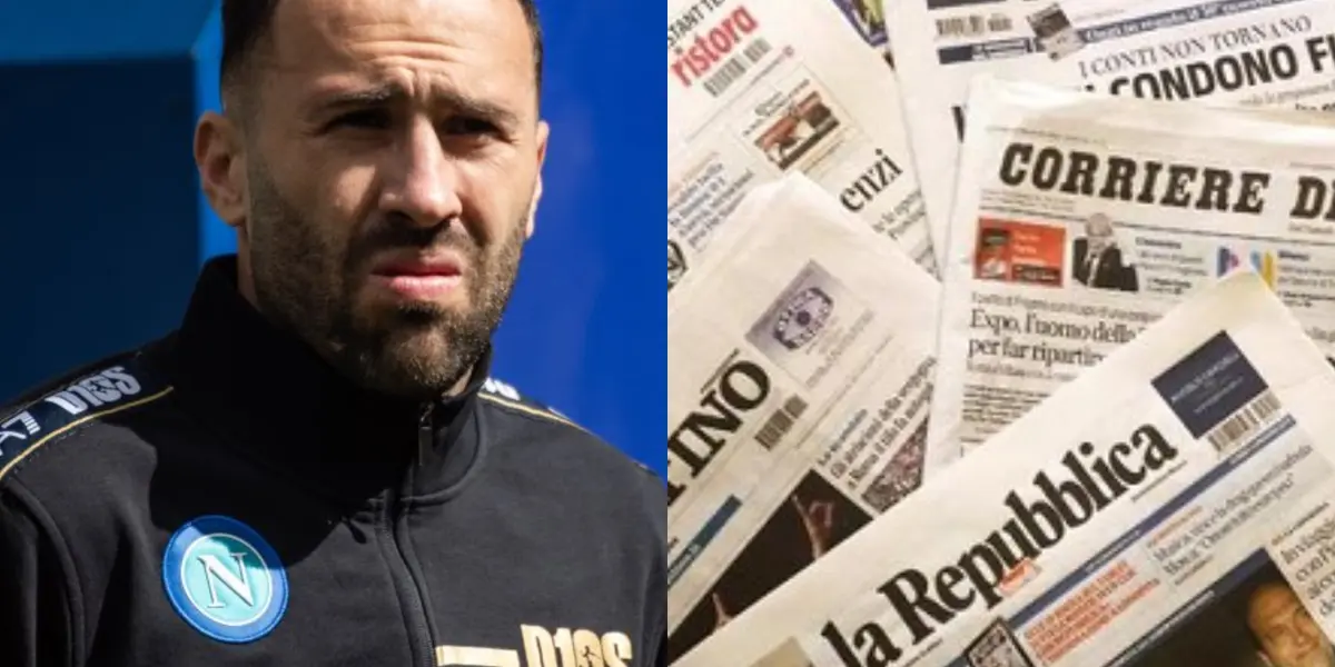 El colombiano David Ospina está en duda en el Napoli de Italia y los medios dan novedades sobre su futuro. 