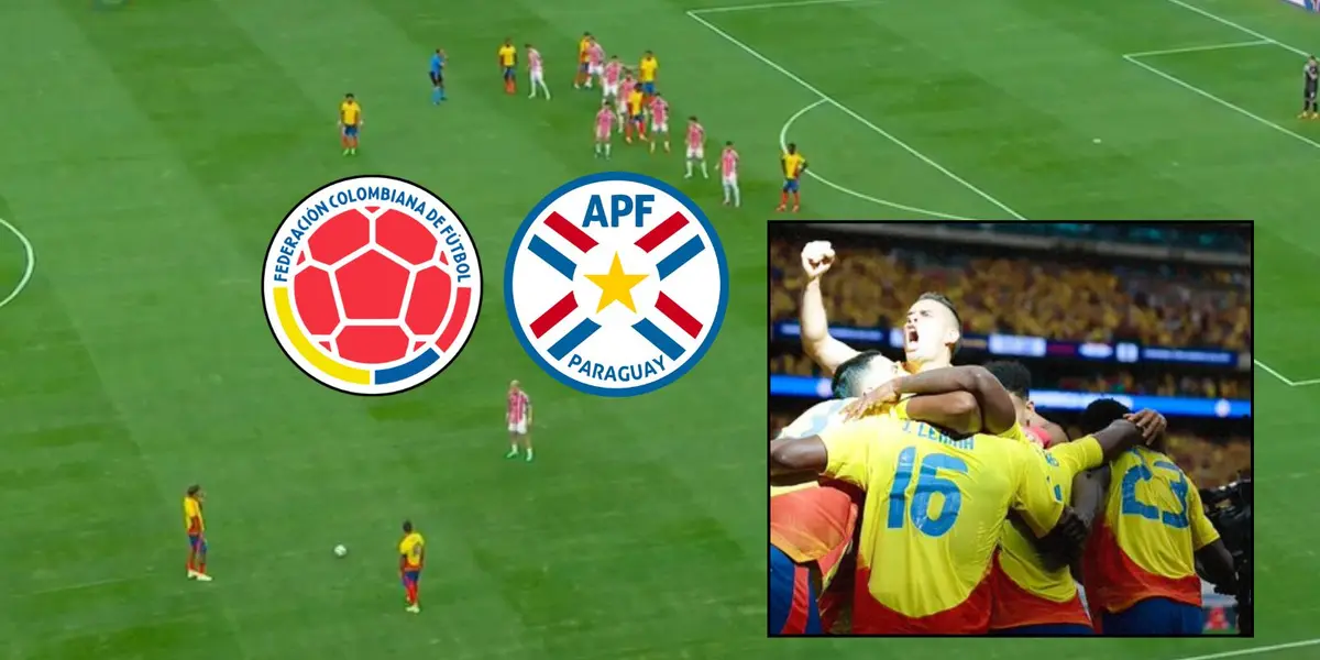 La Selección Colombia jugó contra la Selección Paraguay en la Copa ...