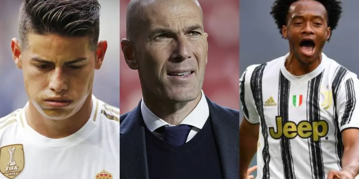 James Rodríguez no tuvo una buena relación con el entrenador francés en el Real Madrid lo que derivó en su salida del club merengue.