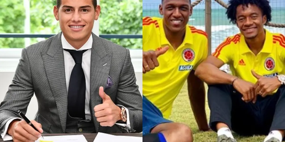 Juan Guillermo Cuadrado y Yerry Mina andan en Cartagena - Colombia. 