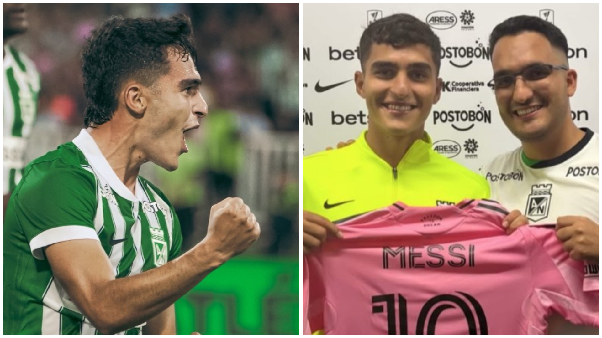 Juan Manuel Rengifo marcó un golazo y se llevó la camiseta de Messi - X @Nacionaloficial y @DuqueRengifo